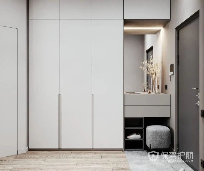 裝修玄關的三大注意     玄關鞋柜怎么裝修才實用