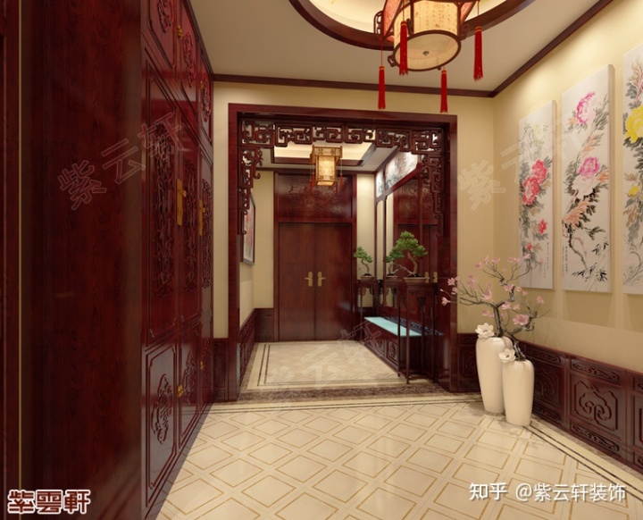 唯美中式古典裝修效果圖，你心動了嗎？