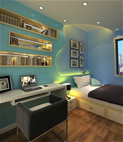 創(chuàng)意小書(shū)房裝修效果圖 滿(mǎn)足現(xiàn)代中小戶(hù)型