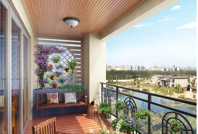 陽(yáng)臺(tái)如何挑選適合的吊燈呢  陽(yáng)臺(tái)吊頂用什么材料比較的好呢