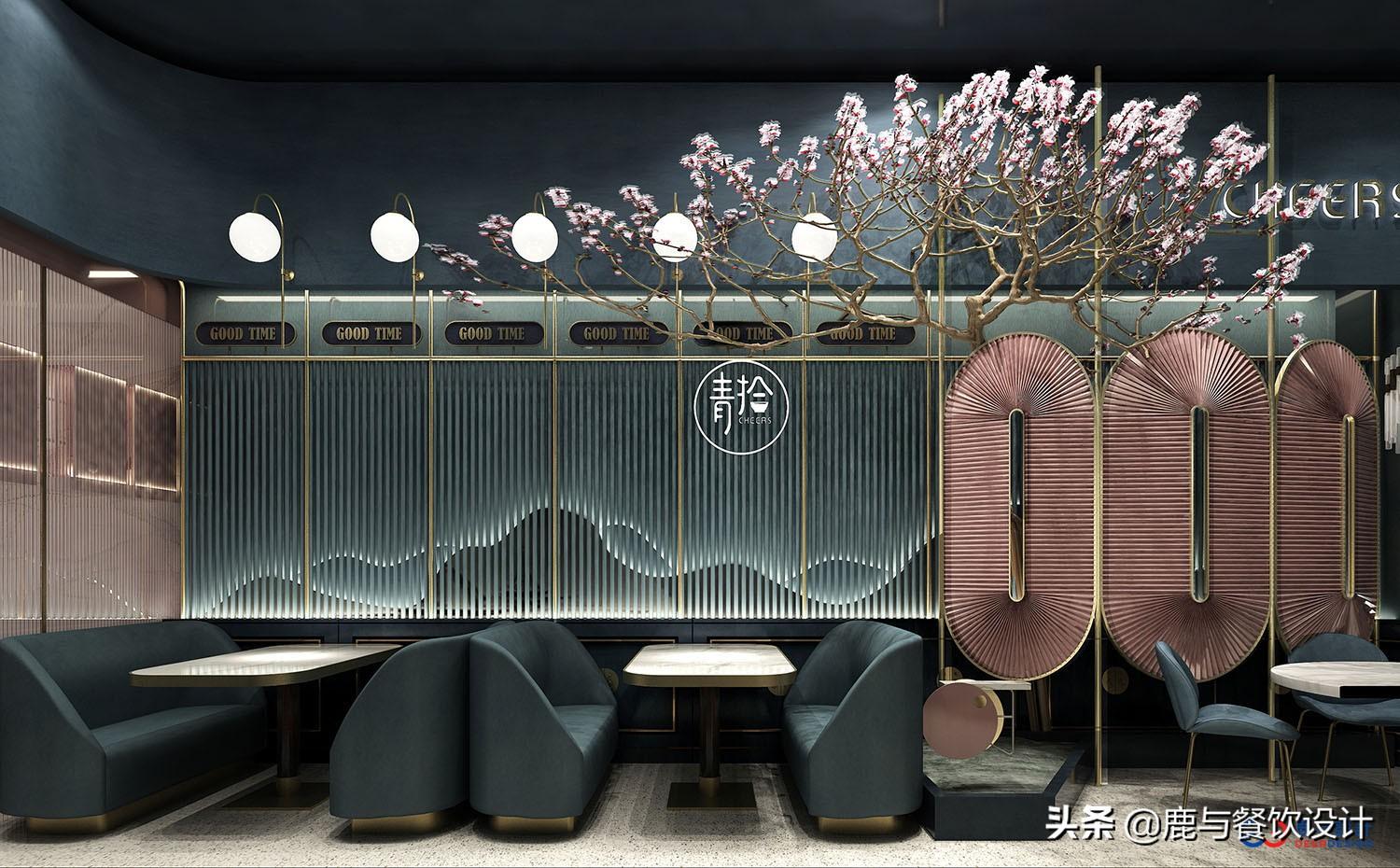 餐廳設(shè)計(jì)的時(shí)候背景墻如何進(jìn)行搭配？鹿與餐飲設(shè)計(jì)