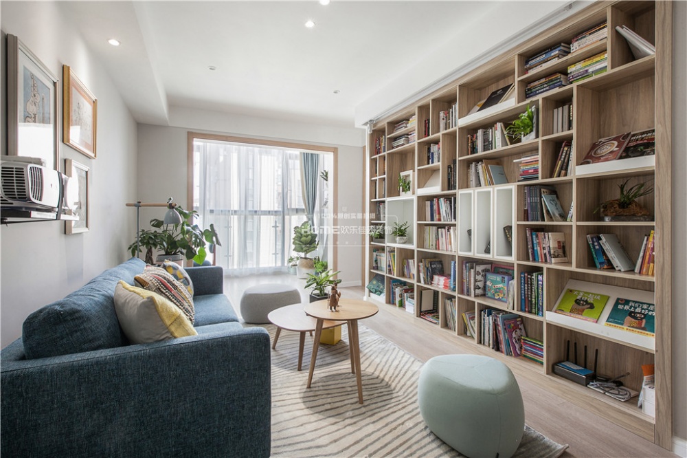 客廳窗簾裝修效果圖歡樂佳園裝飾|我家，不是樣板房北歐極簡客廳設計圖片賞析