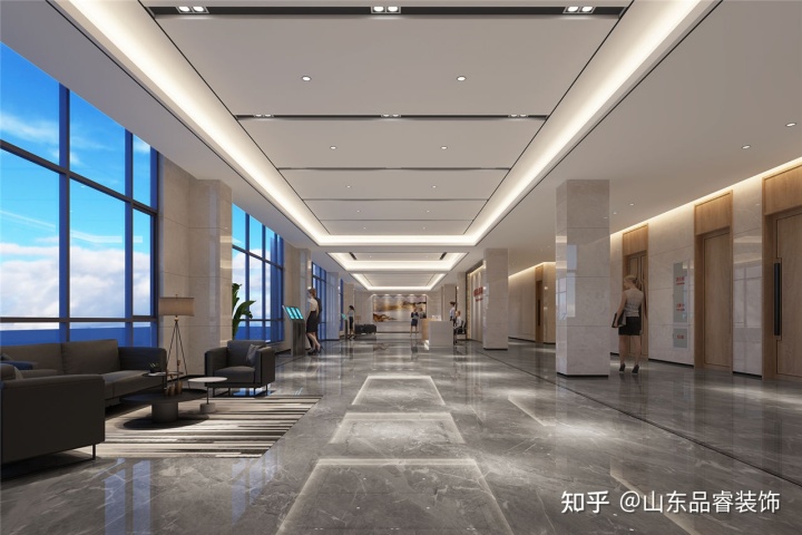 辦公室裝修設(shè)計吊頂?shù)奶旎ò逵心男?？六種天花板樣式有你相中的嗎？