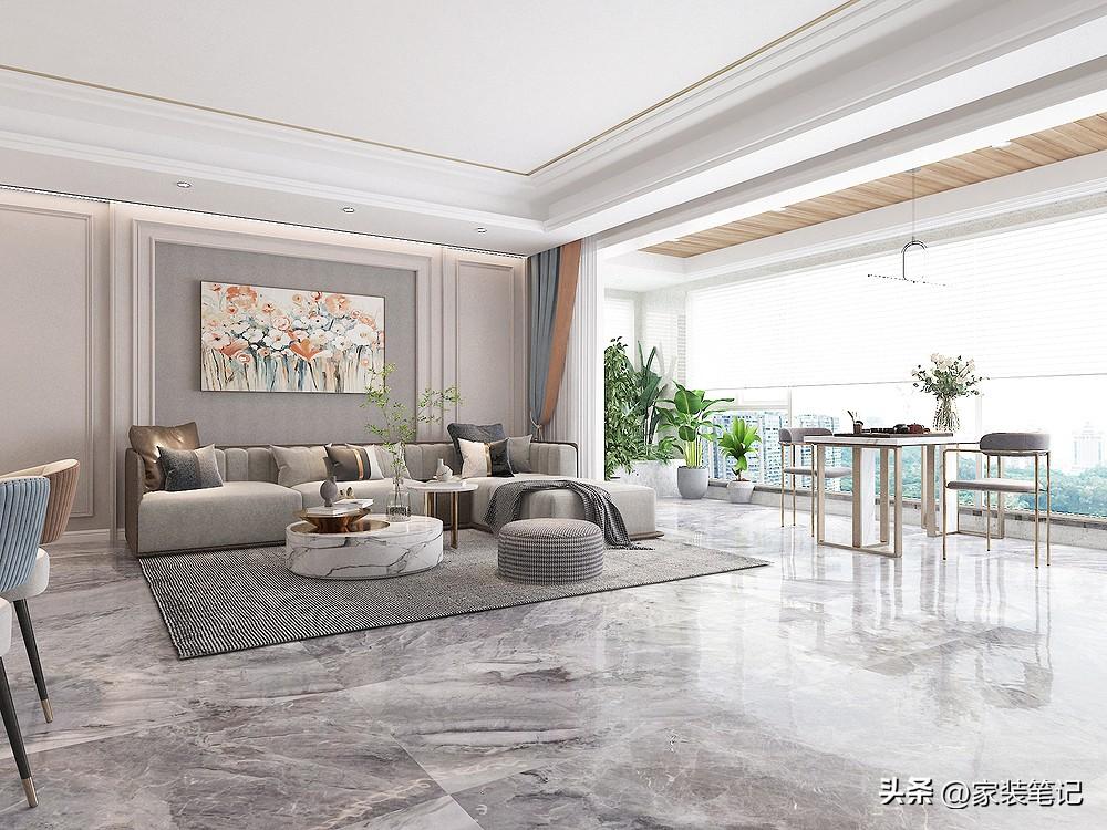 看了這對(duì)夫妻的136㎡美式輕奢風(fēng)，讓我對(duì)裝修有了新的認(rèn)知，很美