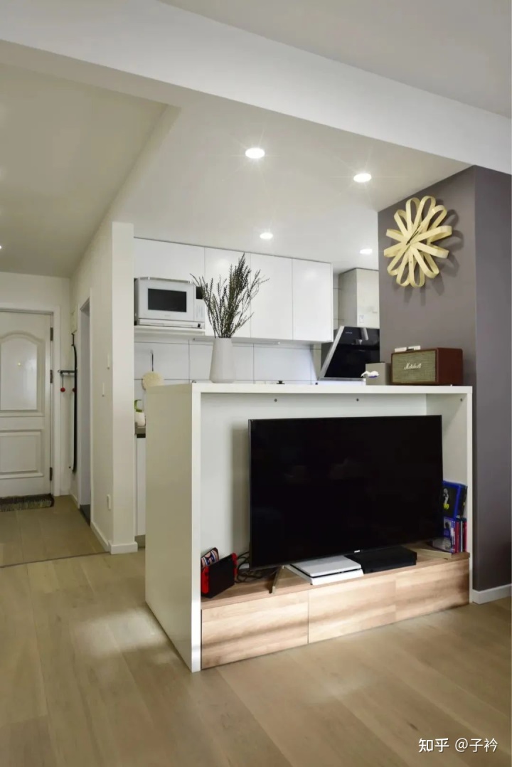 客廳墻三米六買多大電視_客廳電視墻裝修設(shè)計(jì)_新中式客廳電視背墻墻